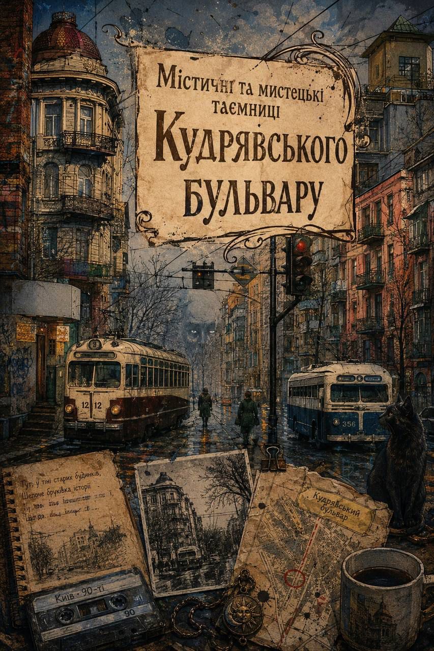 Нова екскурсія від Київського центру розвитку туризму: «Містичні та мистецькі таємниці Кудрявського бульвару»